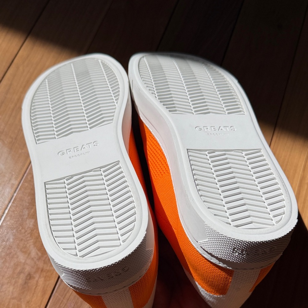 Greats Brooklyn Orange Canvas Sneakers **brand new** - Picture 3 of 3